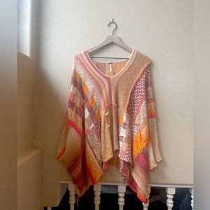 Free People Desert Flower Pullover/Poncho